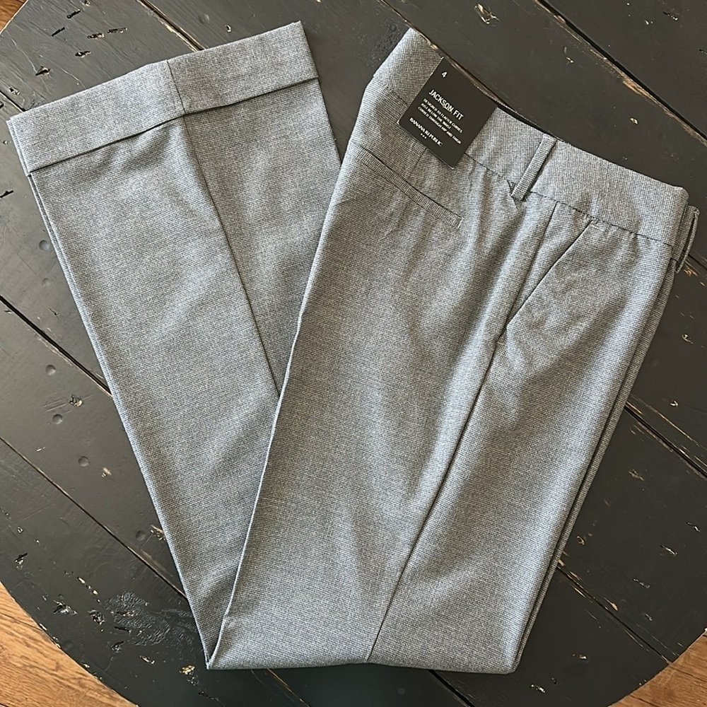 Banana Republic Jackson Fit Trousers - Charcoal Gray - Picture 10 of 16